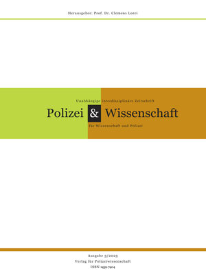 cover image of Zeitschrift Polizei & Wissenschaft